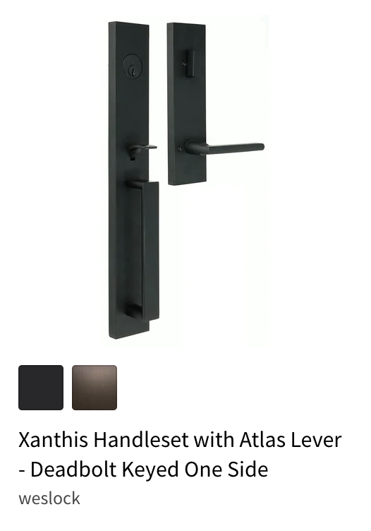 Xanthis Handleset / Atlas Lever